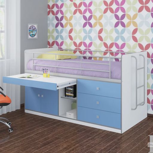 Кровать-чердак «Дюймовочка 6»